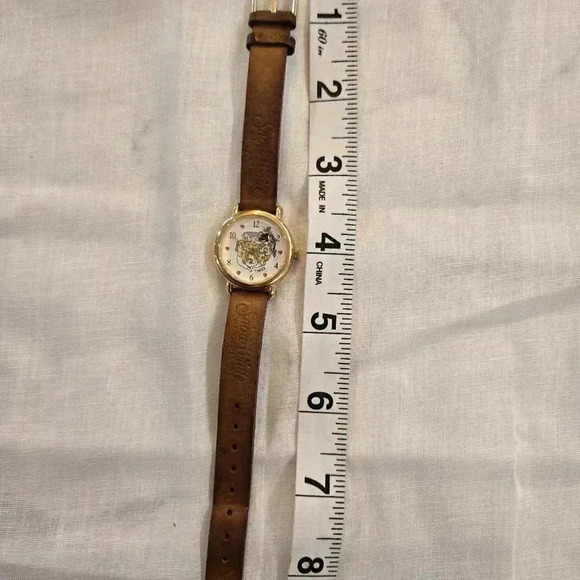 Vintage Disney x Timex Snow White & Seven Dwarfs Rotating Watch Leather Womens - Picture 8 of 8